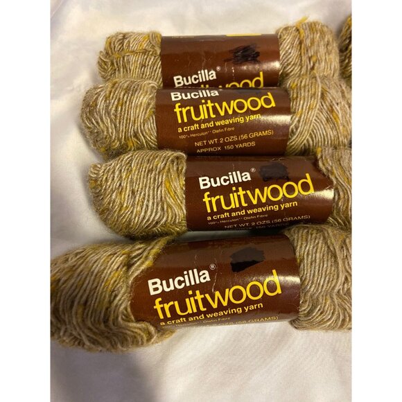 Bucilla Fruitwood Yarn 2 Oz 150 Yards Each Skein 8 Lot HercuLon Fiber - Picture 4 of 10
